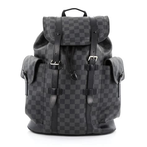 louis vuitton backpack christopher damier alps graphite|louis vuitton avenue backpack.